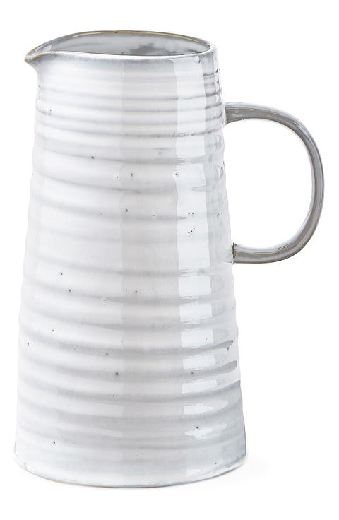 Farmhouse Tall Stoneware Pitcher