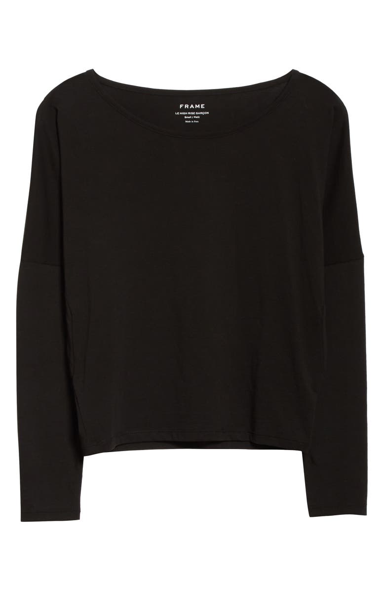 FRAME Long Sleeve Pima Cotton Tee, Alternate, color,