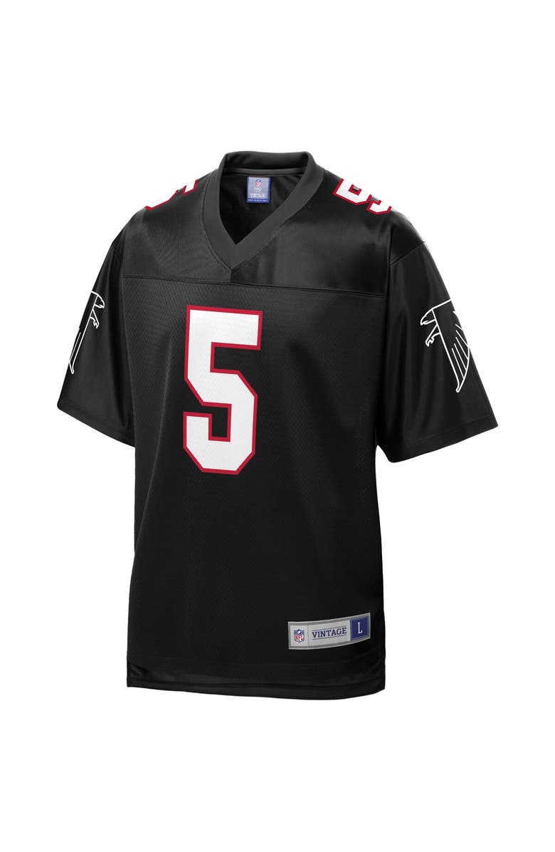 FANATICS Men's NFL Pro Line Morten Andersen Black Atlanta Falcons Vintage Retired Player Jersey, Alternate, color, 