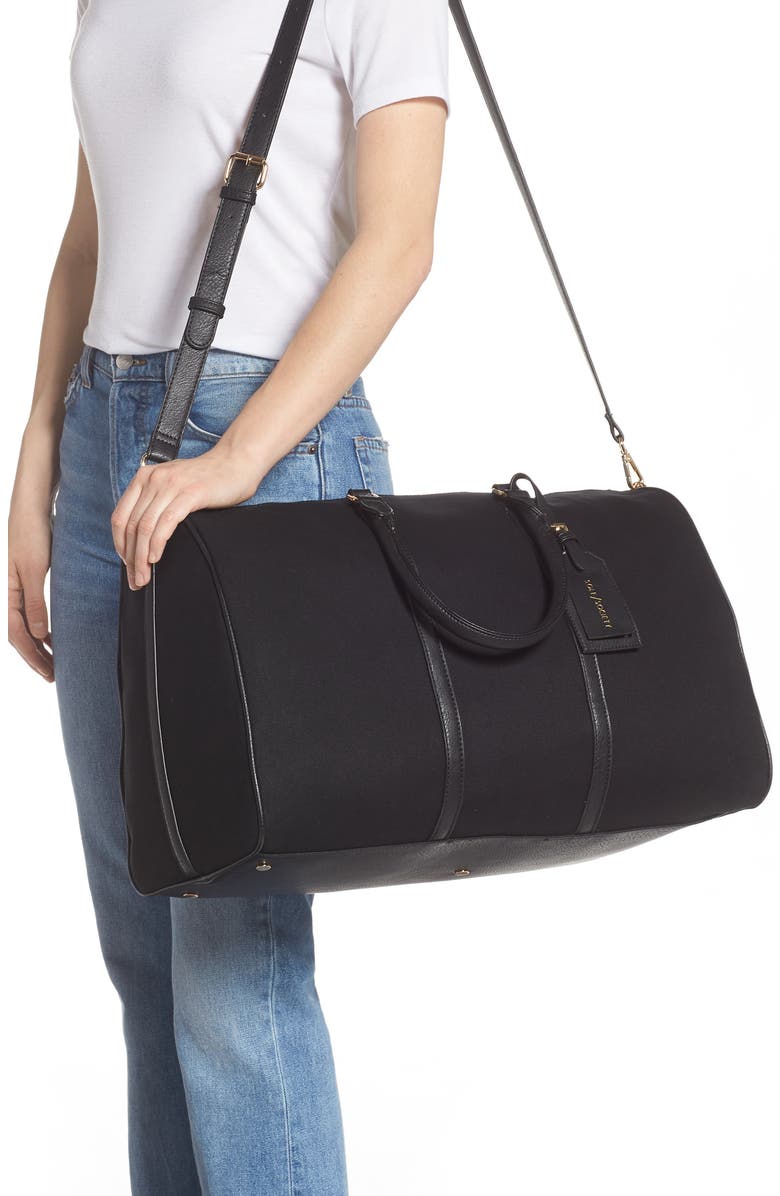 Sole Society Lacie Faux Leather Duffle Bag, Alternate, color,