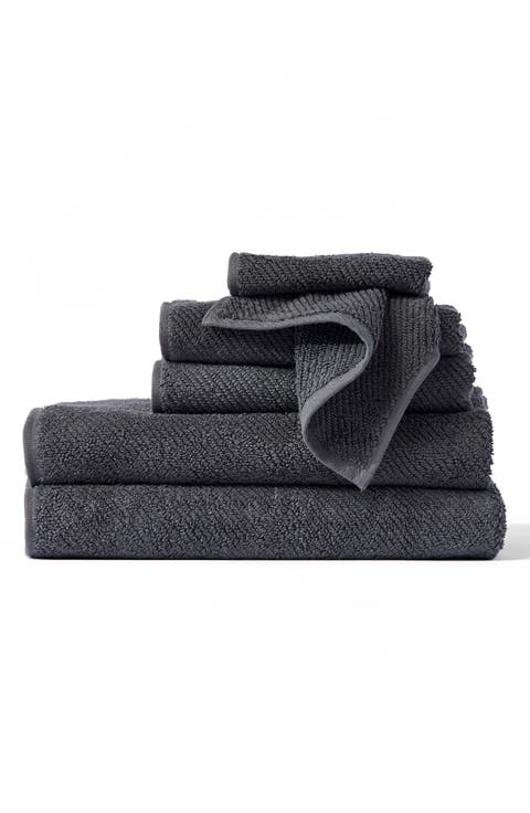 Air Weight® 6-Piece Organic Cotton Bath Towel, Hand Towel & Washcloth Set