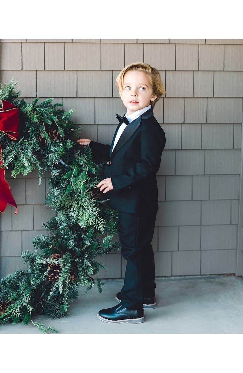 Hope & Henry Boys' Tuxedo Jacket, Kids, Alternate, color, Black
