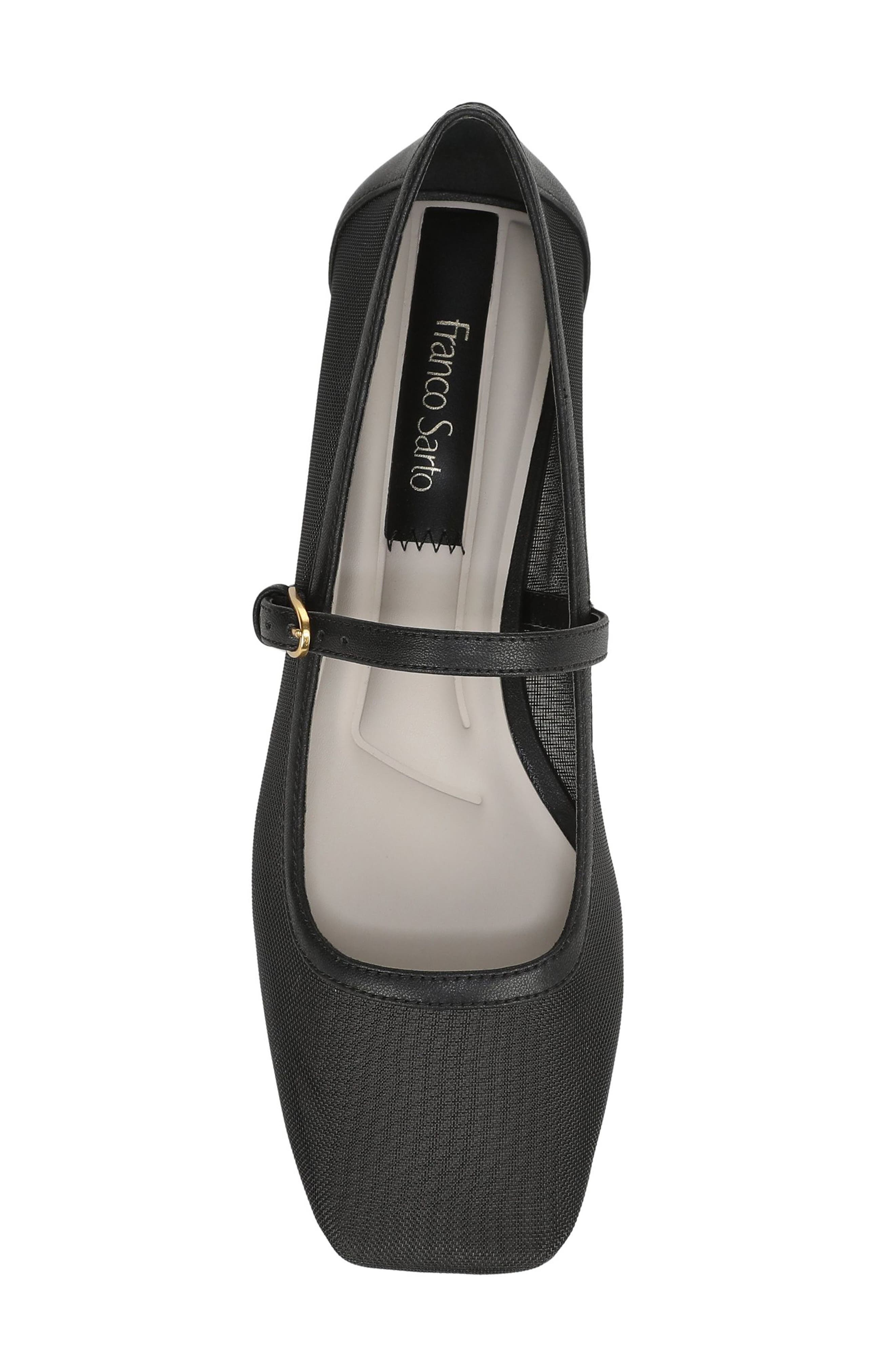 Franco Sarto Tinsley Mary Jane Flat, Alternate, color, Black