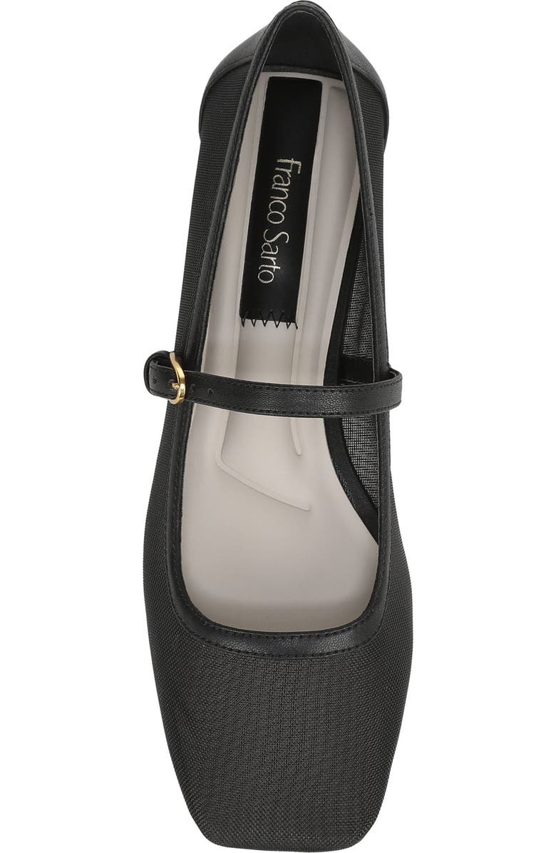 Franco Sarto Tinsley Mary Jane Flat, Alternate, color, Black