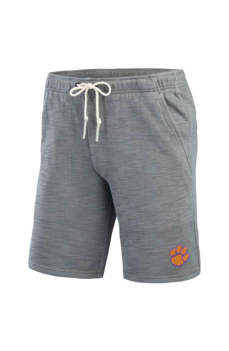 Tommy Bahama Men's Tommy Bahama Gray Clemson Tigers Tobago Bay Tri-Blend Shorts, Alternate, color, 