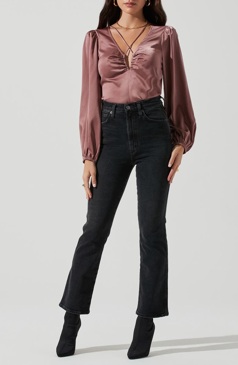 ASTR the Label Keyhole Cutout Top, Alternate, color,