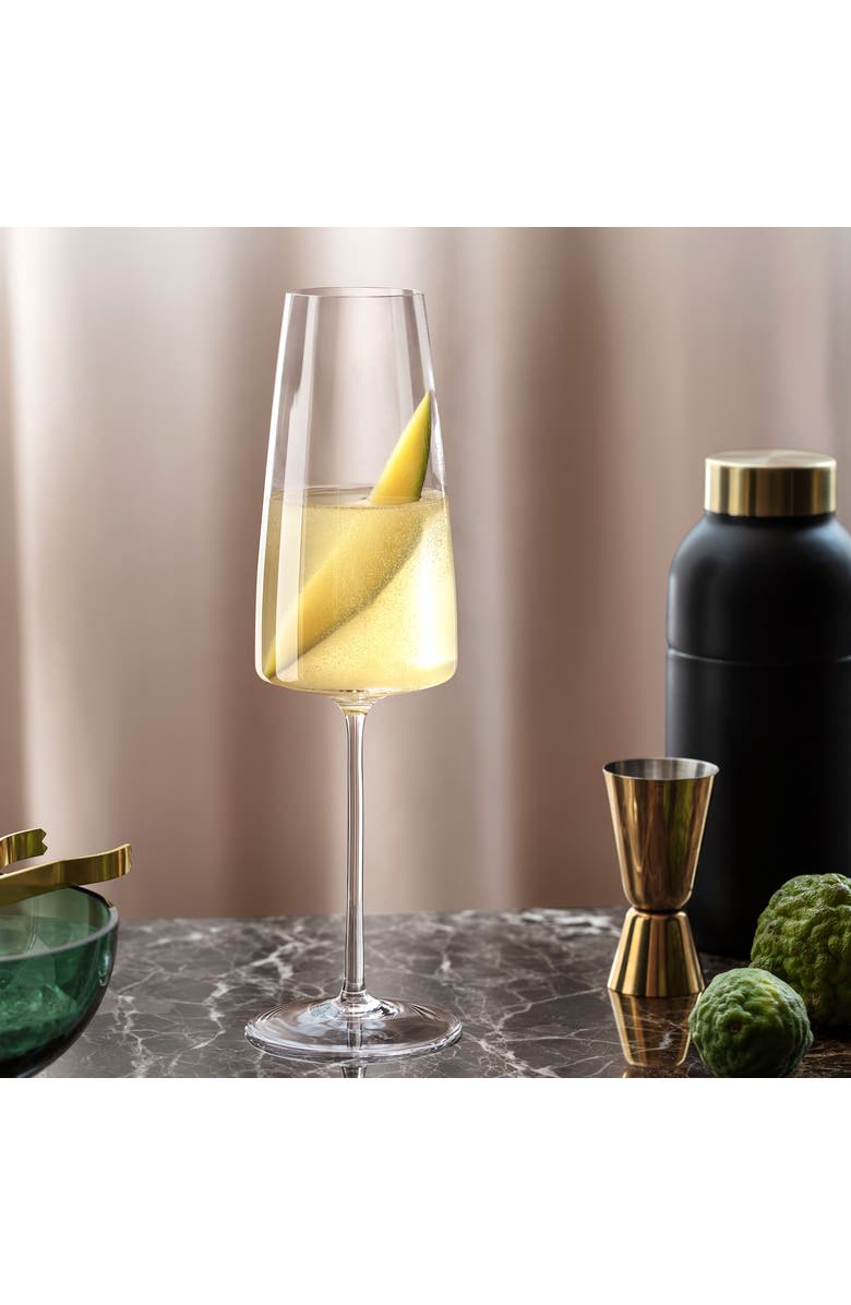 Villeroy & Boch MetroChic Flute Pair, Alternate, color, Clear