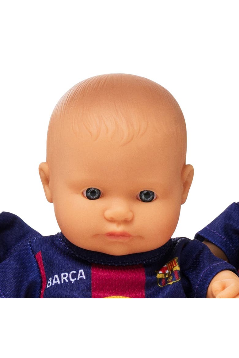 8 1/4 inch Baby Girl Doll with Barcelona Soccer Jersey, Alternate, color, Light Skin