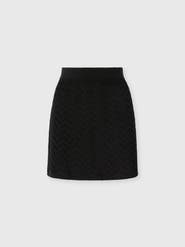Missoni Stretch Mini Skirt In Cotton And Viscose Chevron