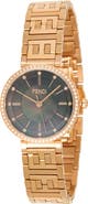 Fendi Forever Diamond Mother-of-Pearl Bracelet Strap Watch, 29mm