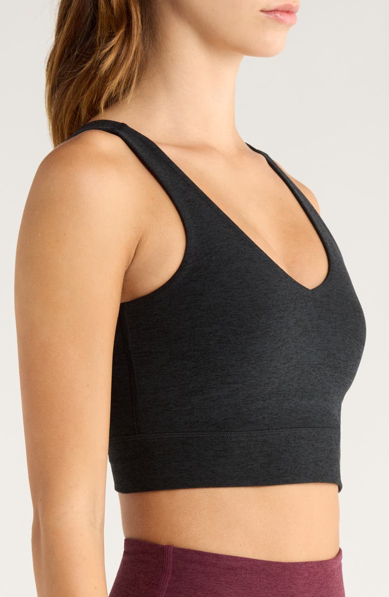 Beyond Yoga Space Dye Longline Sports Bra, Alternate, color, 