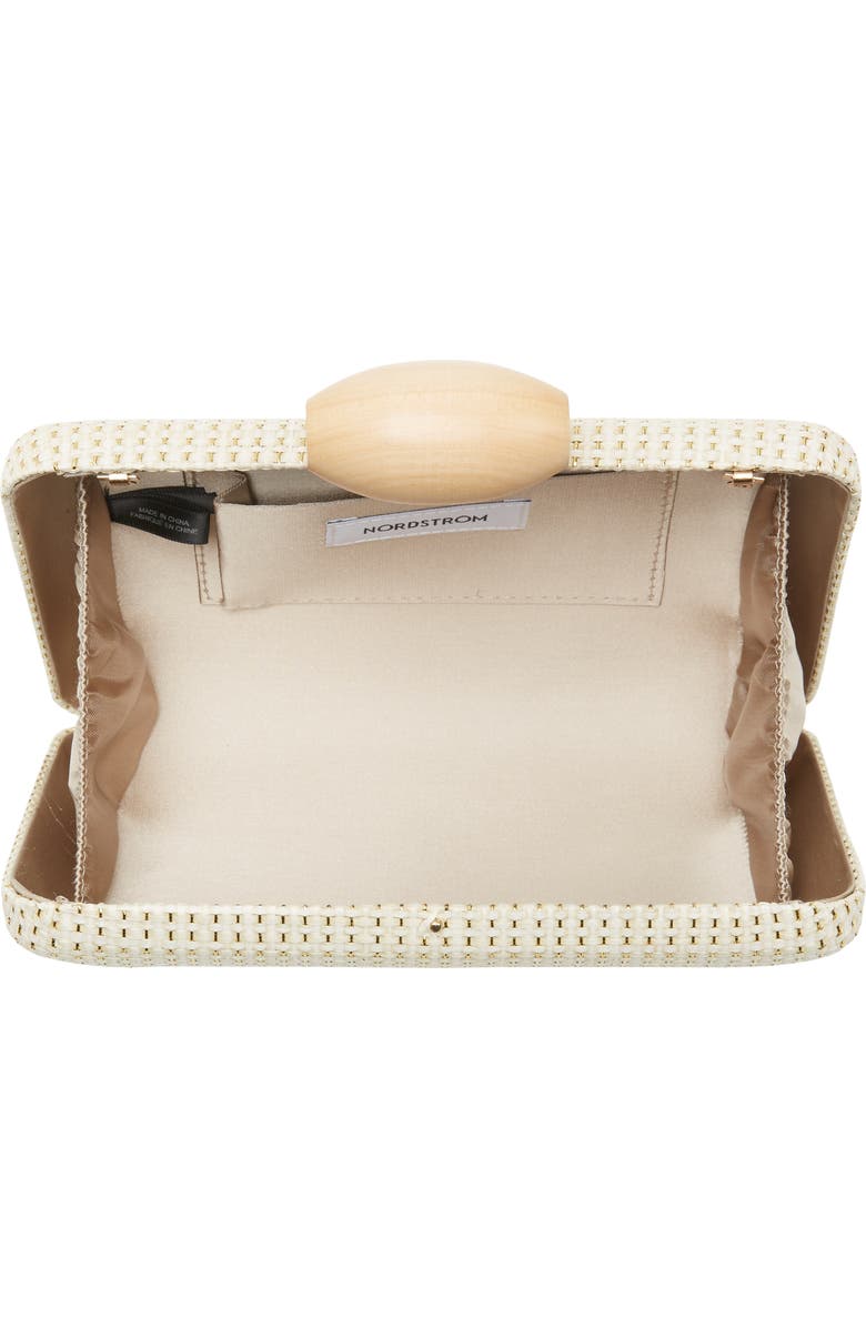 Nordstrom Woven Minaudière, Alternate, color,