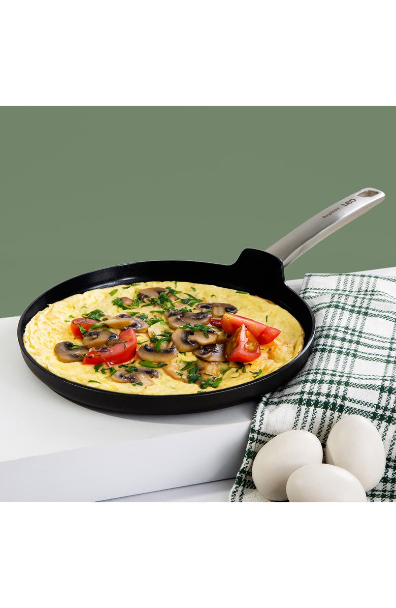 BergHOFF Leo 10-Inch Graphite Omelette Pan, Alternate, color, Black