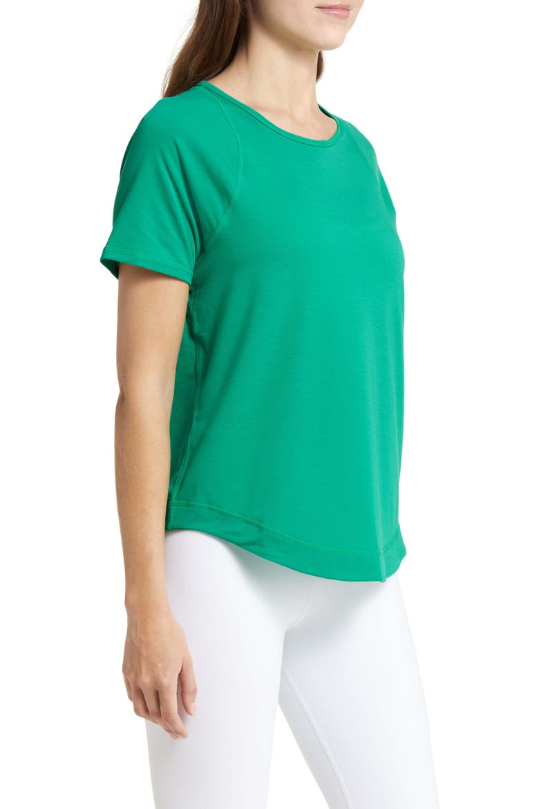 Breathe Easy Run T-Shirt, Alternate, color, VIVID GREEN