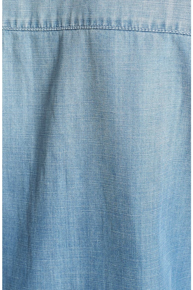 Treasure&Bond Boyfriend Fit Denim Shirt, Alternate, color, MEDIUM WASH