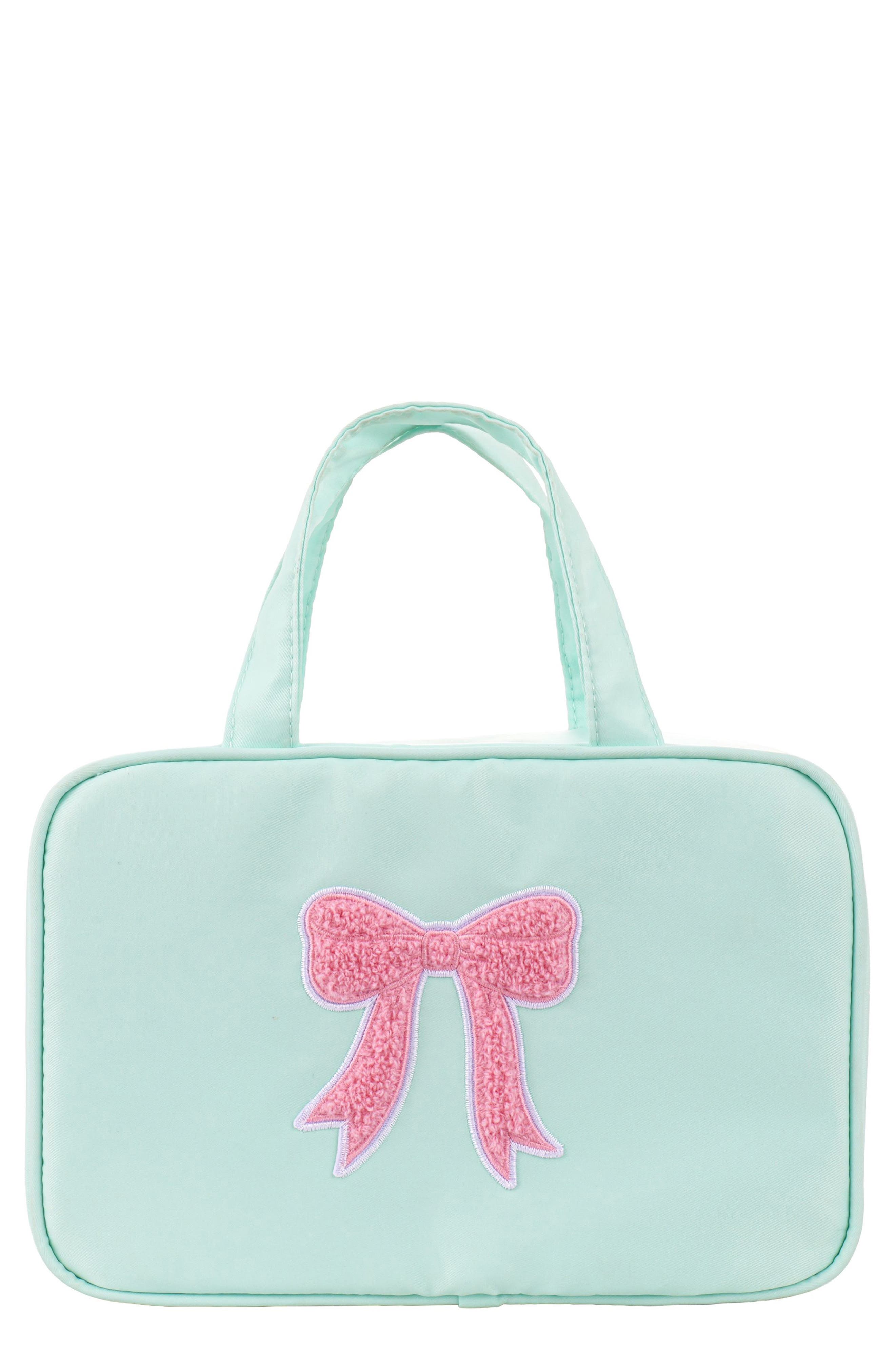 Bloc Bags The Perfect Case: Bow Cosmetics Bag In Green