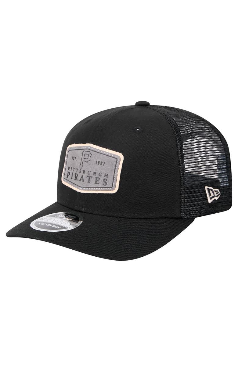New Era Men's New Era Gray Pittsburgh Pirates Labeled 9SEVENTY Stretch-Snap Adjustable Hat, Main, color, Gray