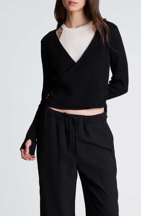 Rib Halter Sweater Set