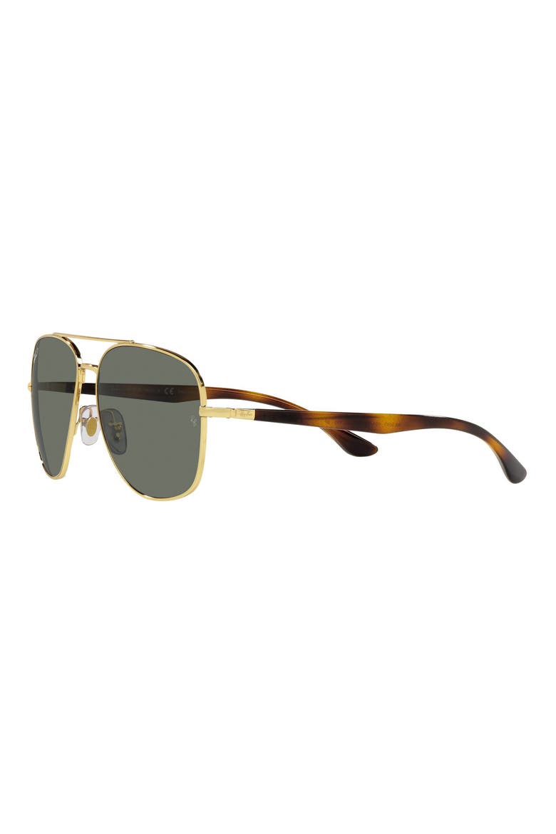 56mm Polarized Square Sunglasses, Alternate, color, ARISTA/ POLAR GREEN