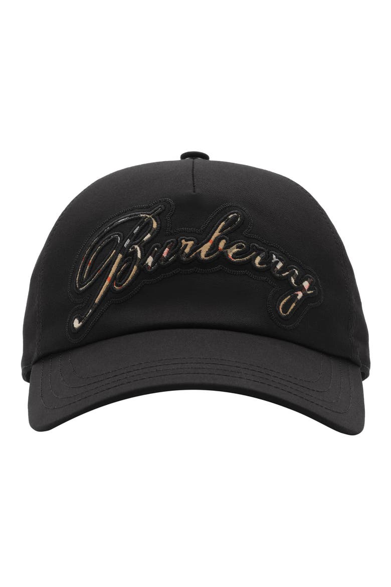 Script Gabardine Adjustable Baseball Cap | Nordstrom