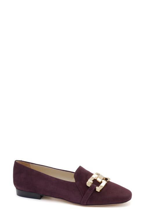 Amalfi by Rangoni Galatea Bit Loafer in New Prugna Cashmere Gold Chain 