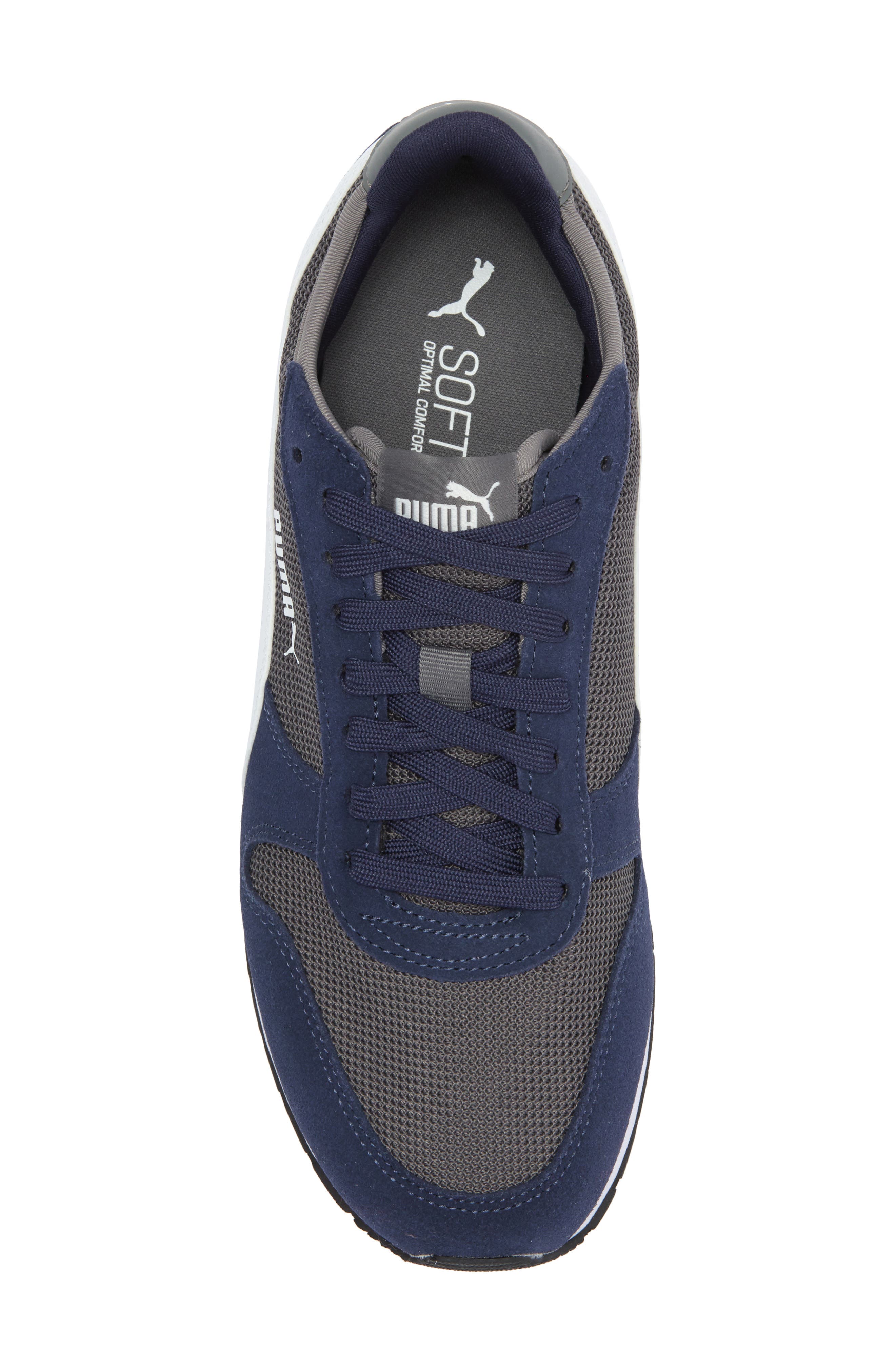 PUMA St. Miller Sneaker, Alternate, color, Cool Dark Gray-Puma White-Navy