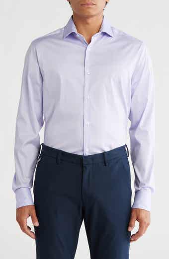Ted Baker London Slim Fit Solid Stretch Cotton Dress Shirt
