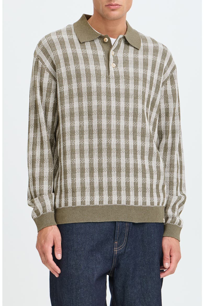 Vadim Polo Sweater, Main, color, AGAVE