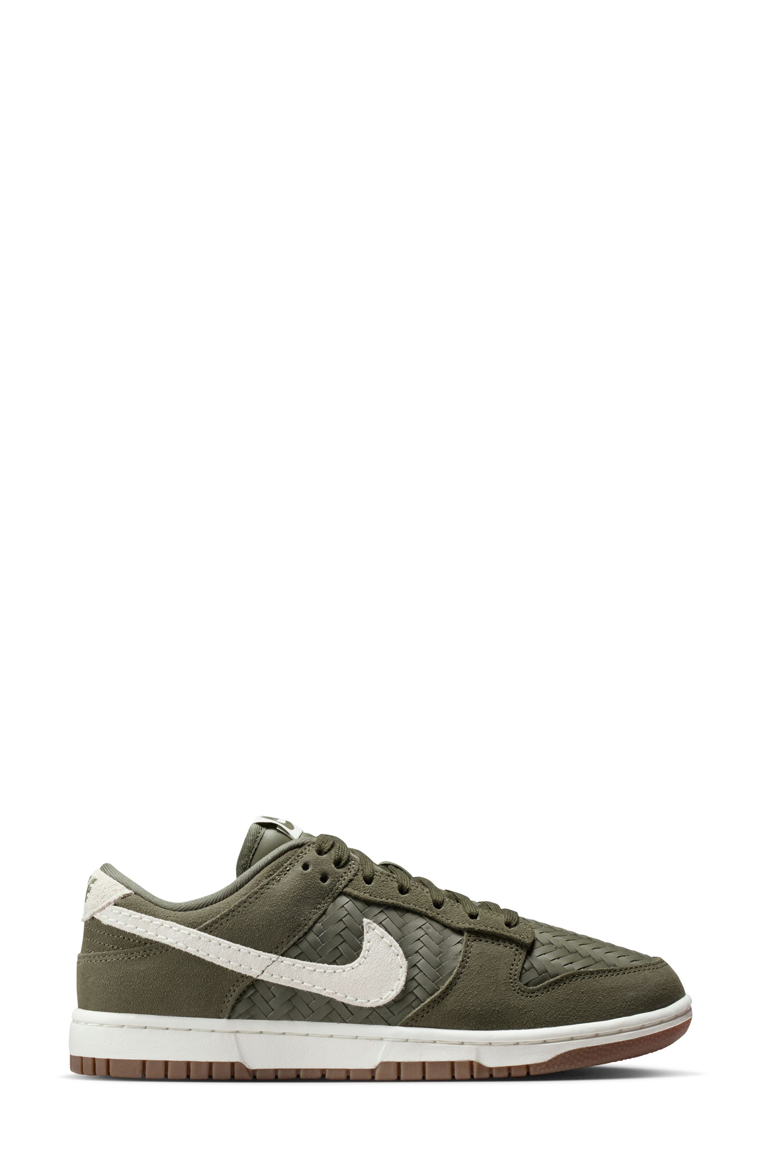 Nike Dunk Low Basketball Sneaker, Alternate, color, Medium Olive/ Sail/ Brown