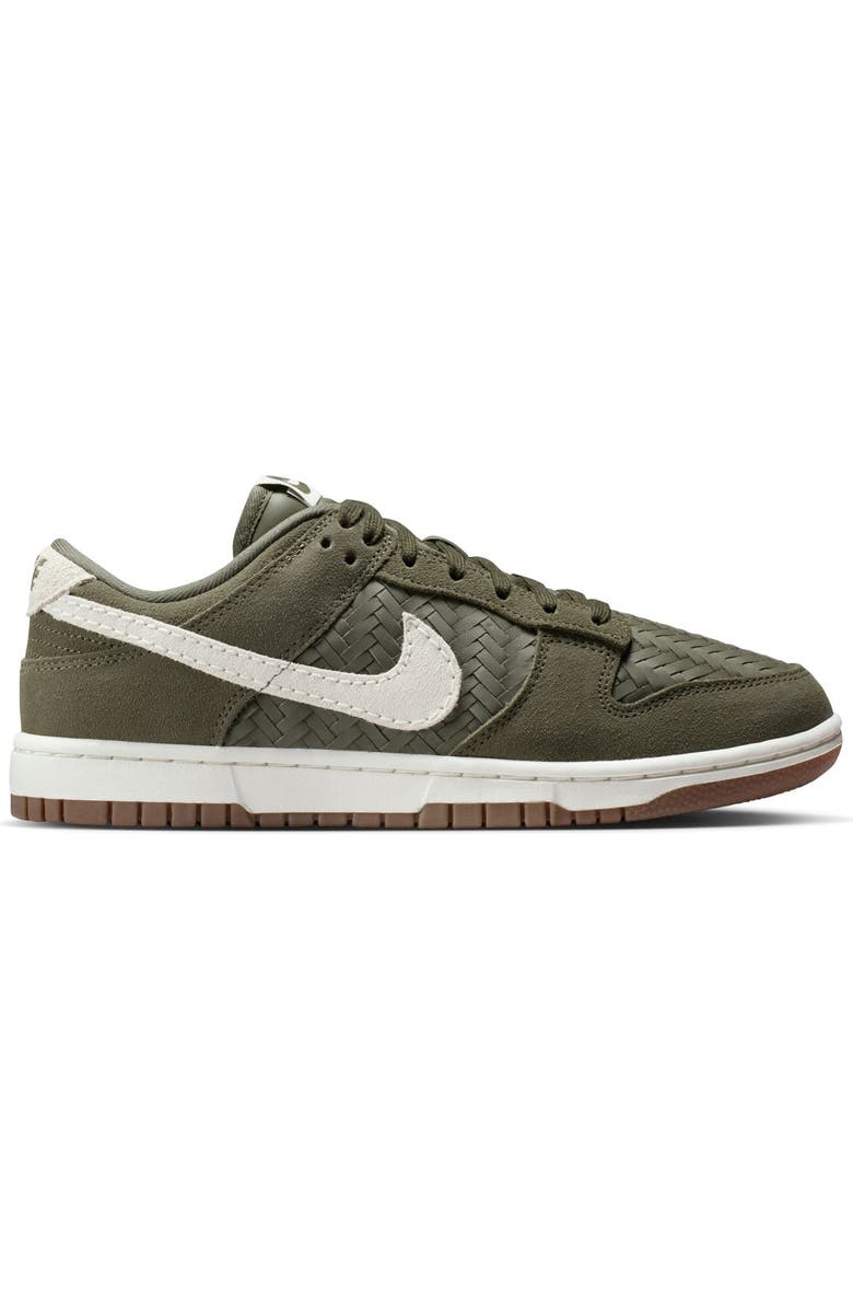 Nike Dunk Low Basketball Sneaker, Alternate, color, Medium Olive/ Sail/ Brown