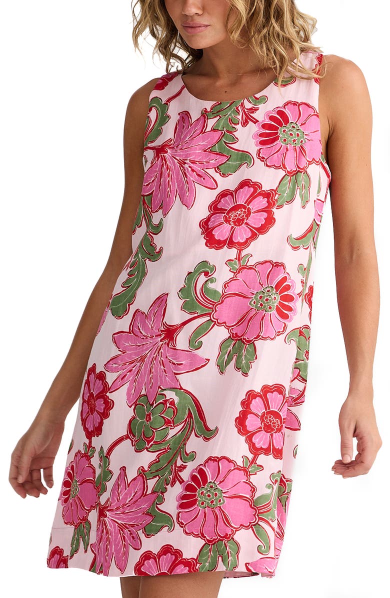 Talisman the Label Zephyr Floral Shift Dress, Alternate, color, 