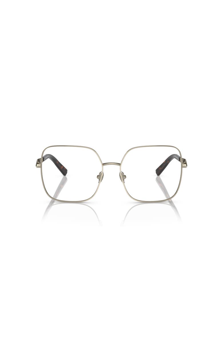 Tiffany & Co. 54mm Square optical glasses, Alternate, color, Gold