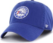 '47 Men's '47 Royal Philadelphia 76ers  Classic Franchise Fitted Hat