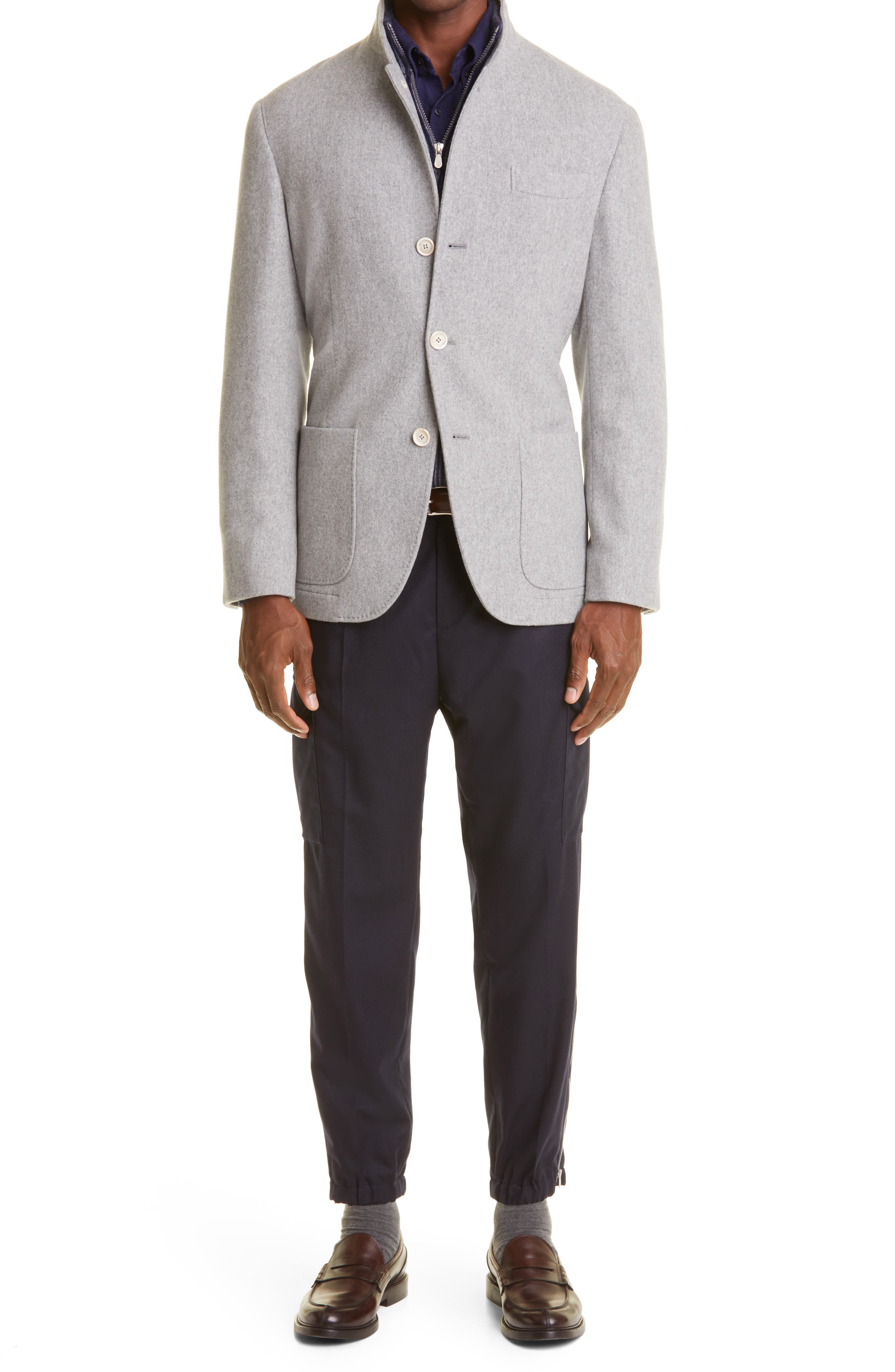 Patch Pocket Cashmere Jacket - image 2