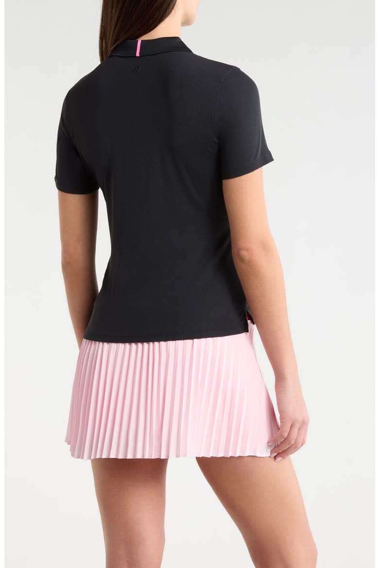 Tech Rib Golf Polo, Alternate, color, ONYX