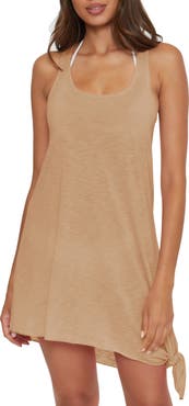 BECCA Breezy Basics Knot Hem Cover-Up Dress
