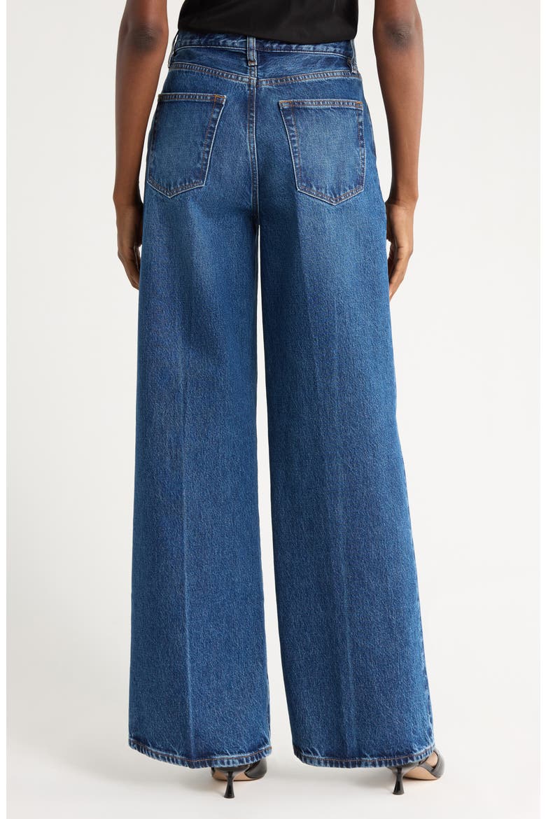 The Collegiate Super High Waist Wide Leg Jeans, Alternate, color, GALACTIC