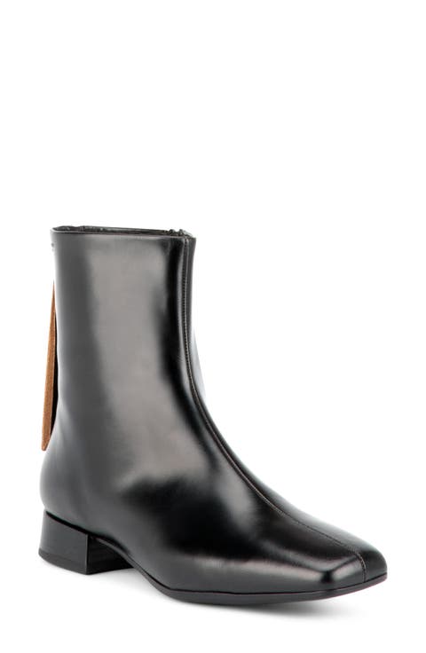 Mona Leather Bootie