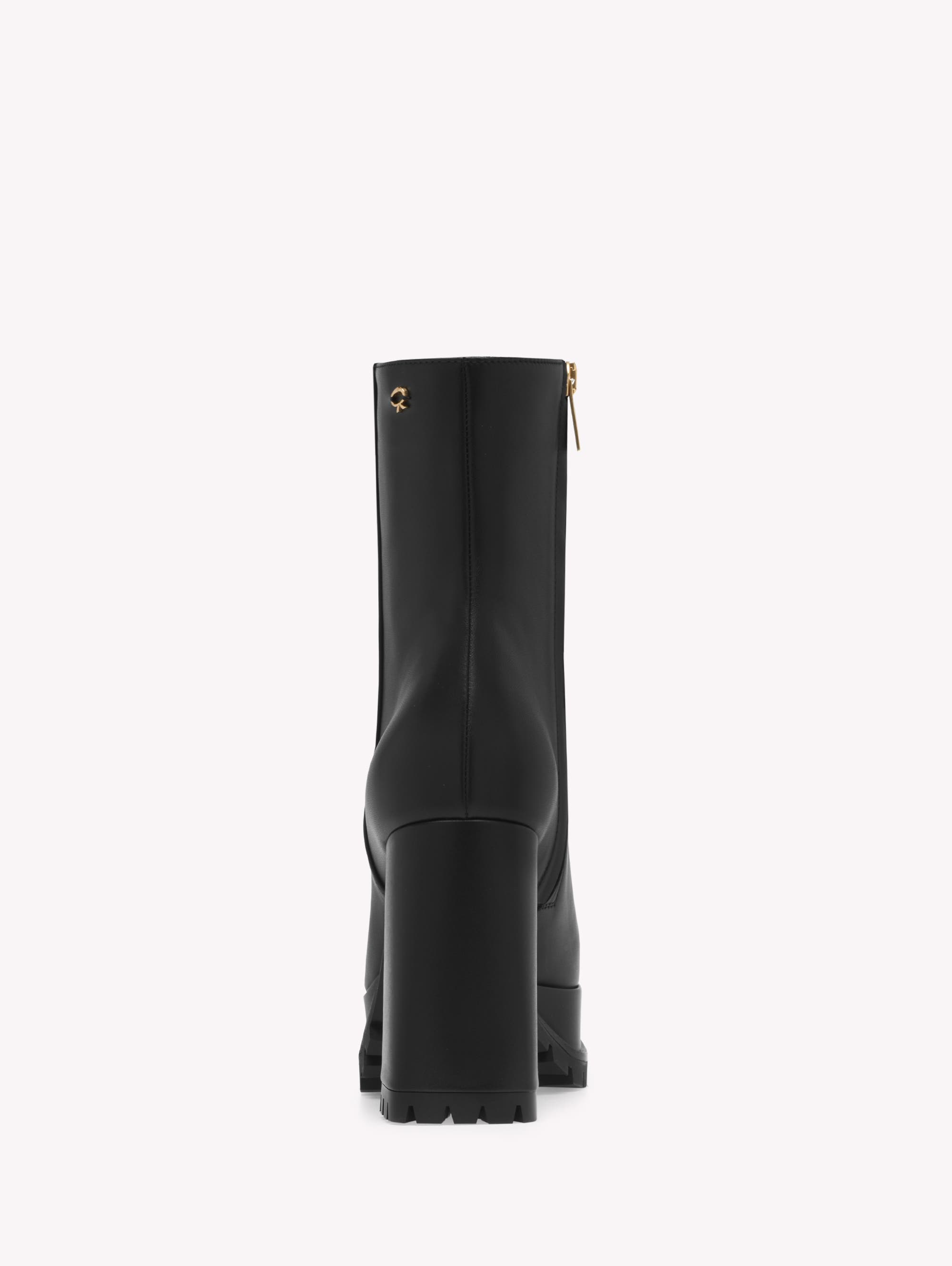 Gianvito Rossi Harlem Boots, Alternate, color, Black Calf Leather