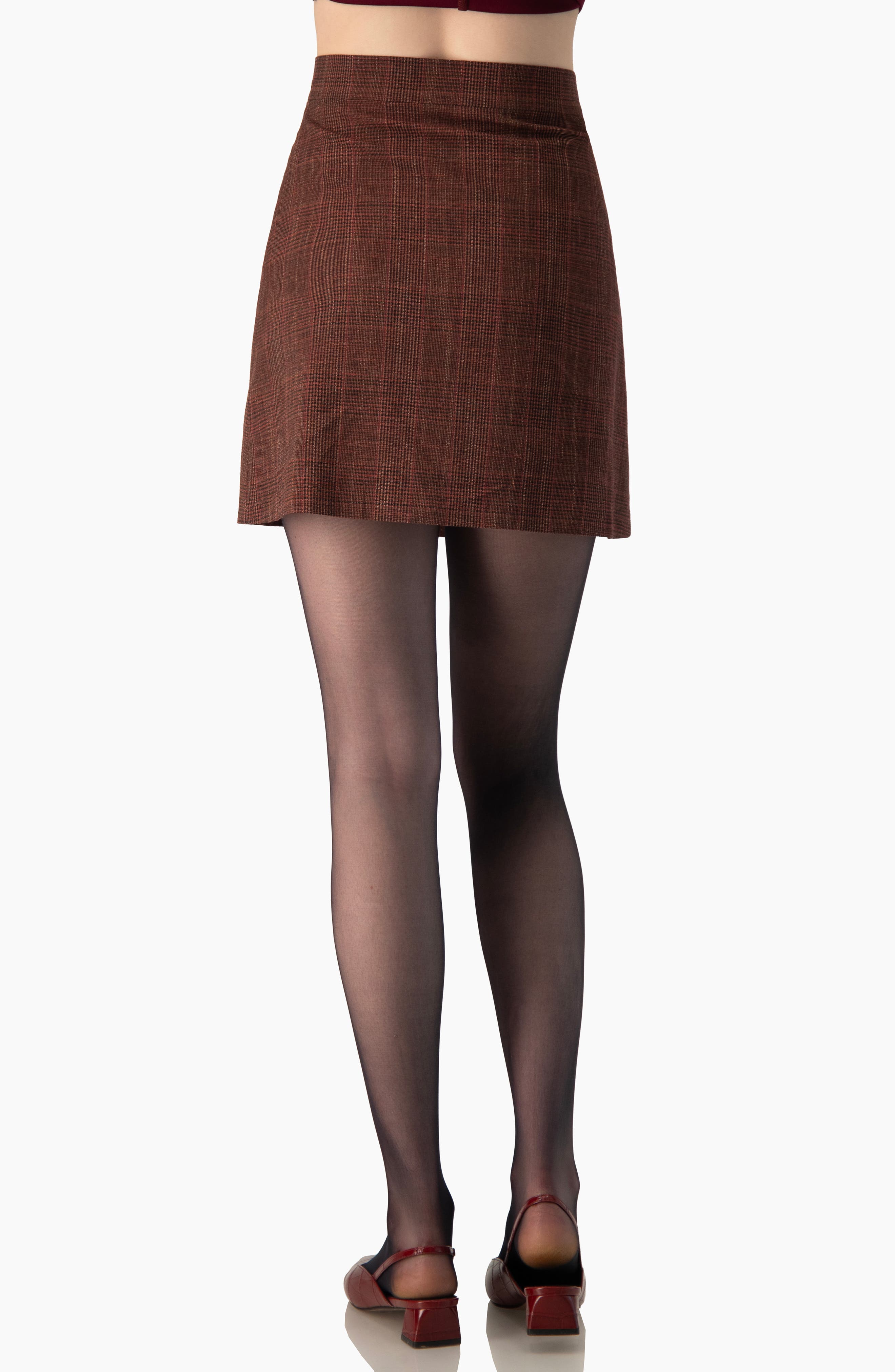 IVONNE A-line Mini Skirt In Textured Check (Women) | Nordstrom