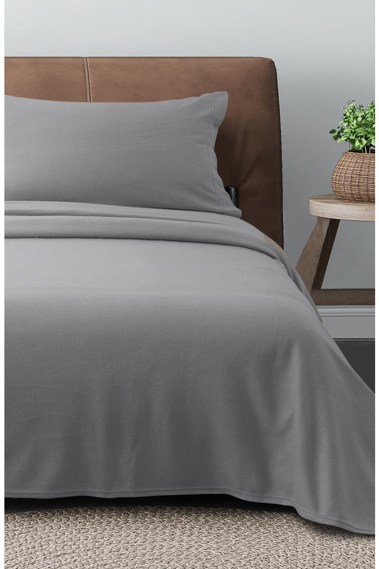 Super Soft Extra Plush Fleece Sheet Set, Main, color, PALOMA GREY