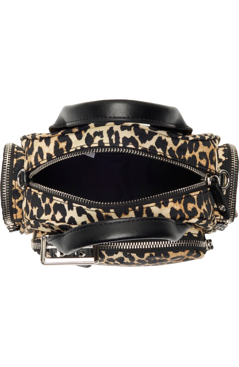 Ganni Small Bucky Polochon Print Crossbody Bag, Alternate, color,