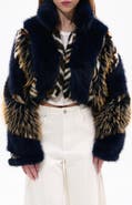 AZALEA WANG Chiara Faux Fur Jacket