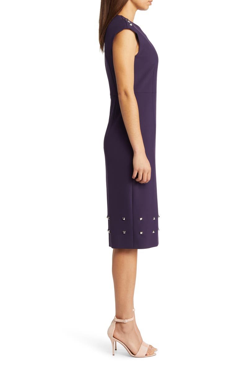BOSS Devoka Studded Sheath Dress, Alternate, color,