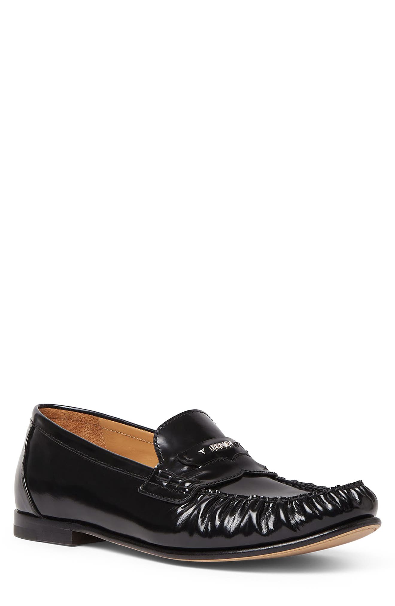 Scrunch Penny Loafer, Main, color, NERO
