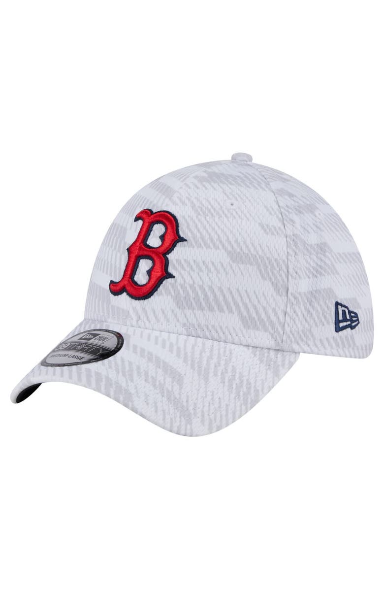 New Era Men's New Era White Boston Red Sox Graded 39THIRTY Stretch Fit Hat, Main, color, White