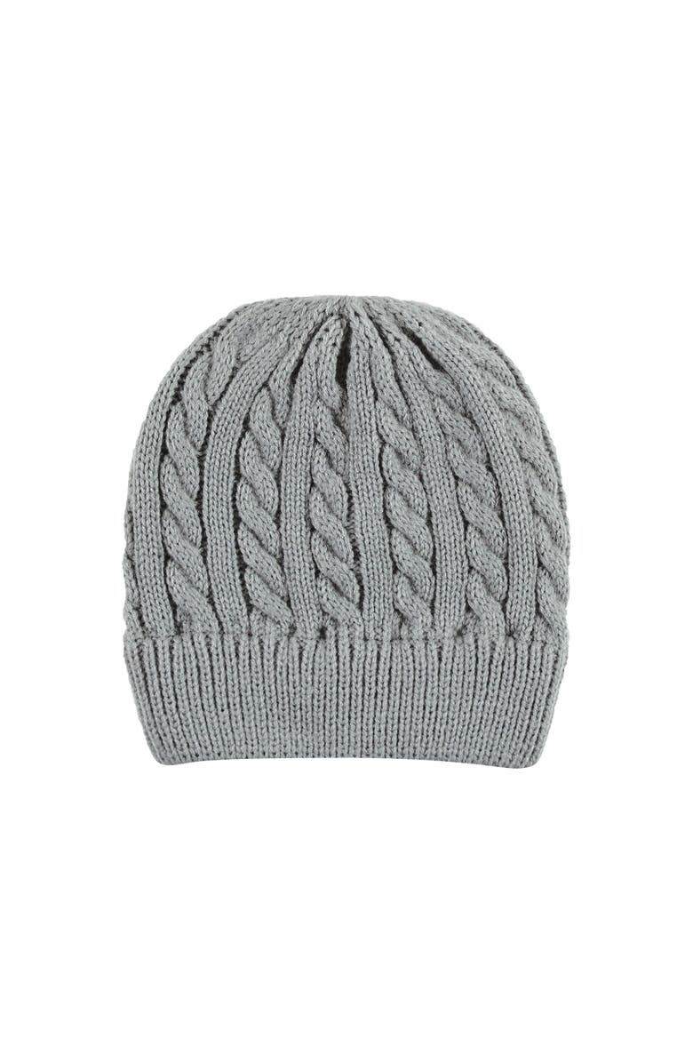 Hudson Baby Cozy Knit Hat 3Pk, Alternate, color, Lilac Cream