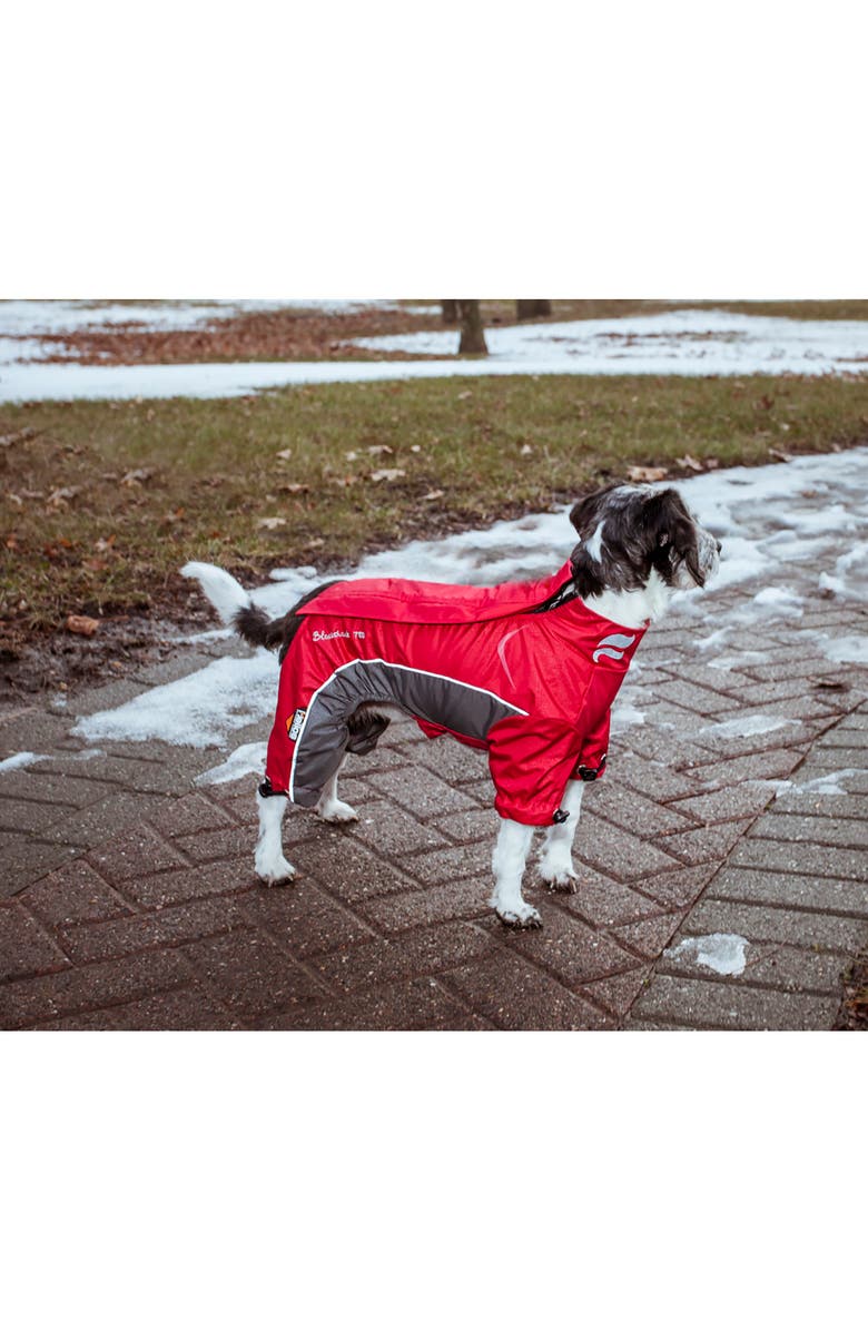PET LIFE Dog Helios <sup>®</sup> Blizzard Full-Bodied Adjustable and 3M Reflective Dog Jacket - Large, Alternate, color, Cola Red