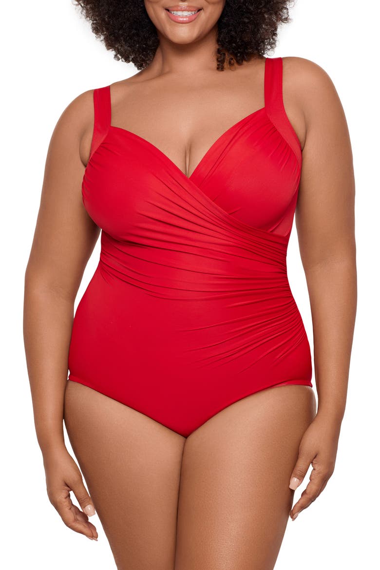 Sanibel Underwire One-Piece Swimsuit, Main, color, CAY