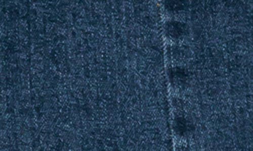 Flying Tomato Tie Neck Denim Minidress In Blue